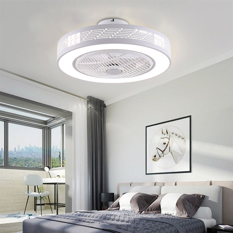 Latitude Run® 22'' Ceiling Fan with LED Lights & Reviews Wayfair